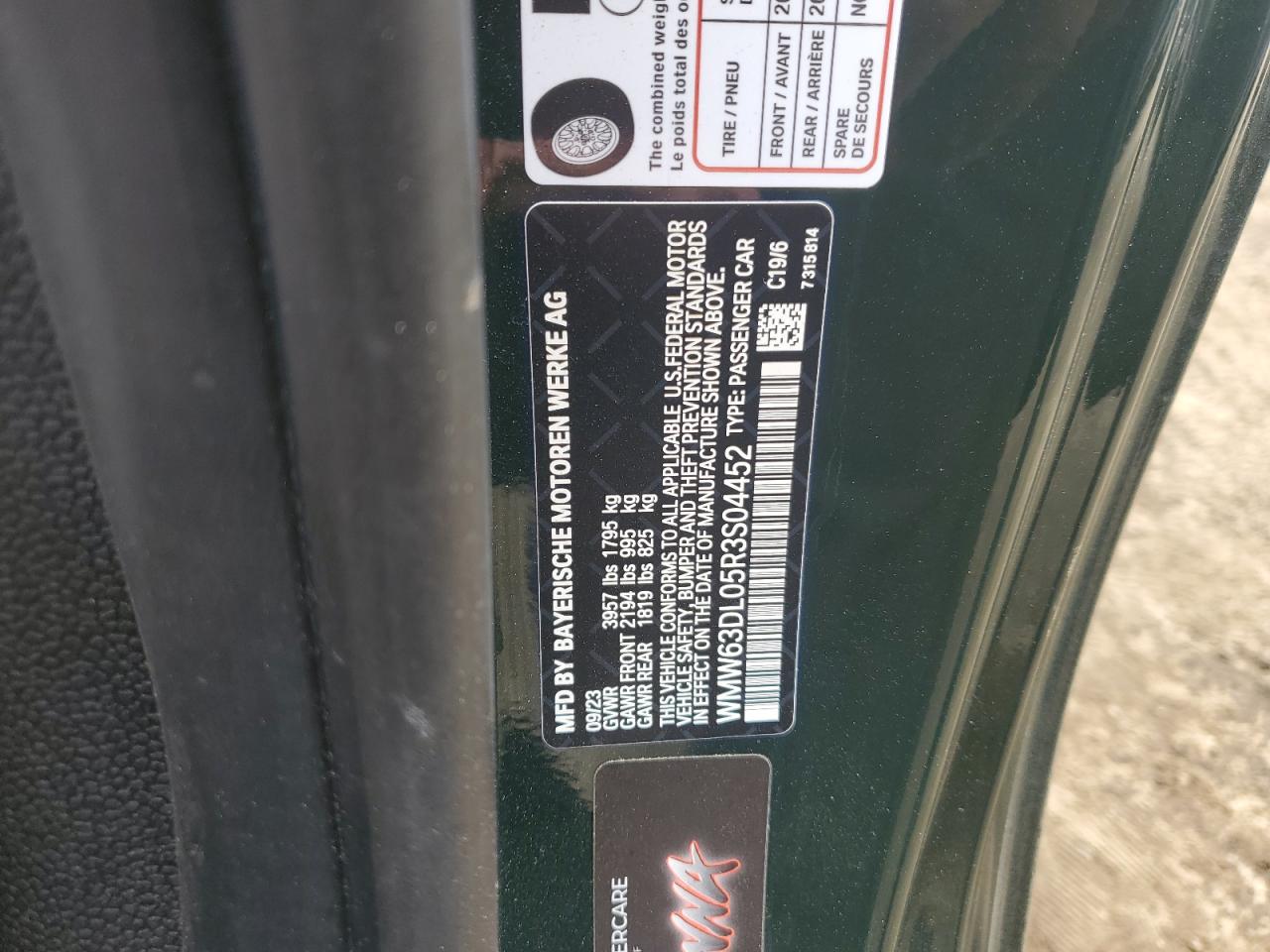 WMW63DL05R3S04452 2024 Mini Cooper John Cooper Works