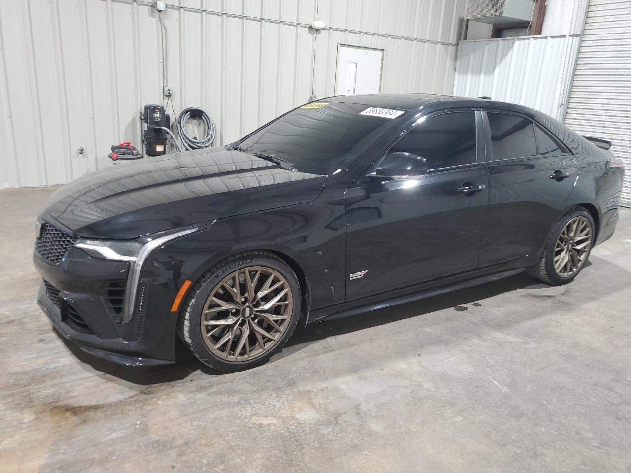 Lot #2872033167 2022 CADILLAC CT4-V BLAC