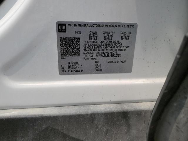 2021 GMC TERRAIN SL 3GKALMEV3ML401384  59691484