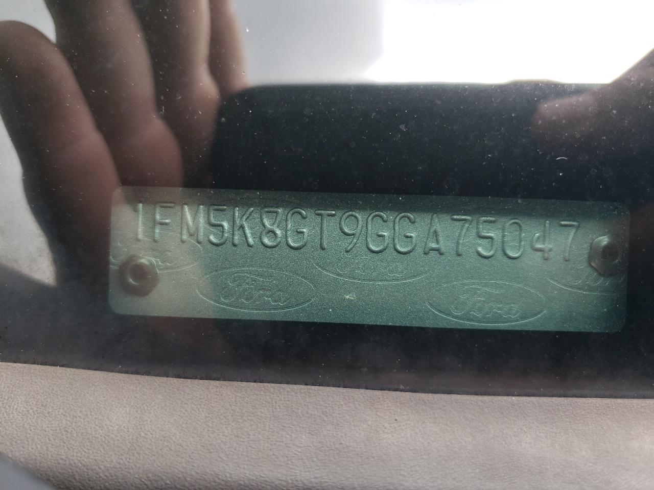 1FM5K8GT9GGA75047 2016 Ford Explorer Sport