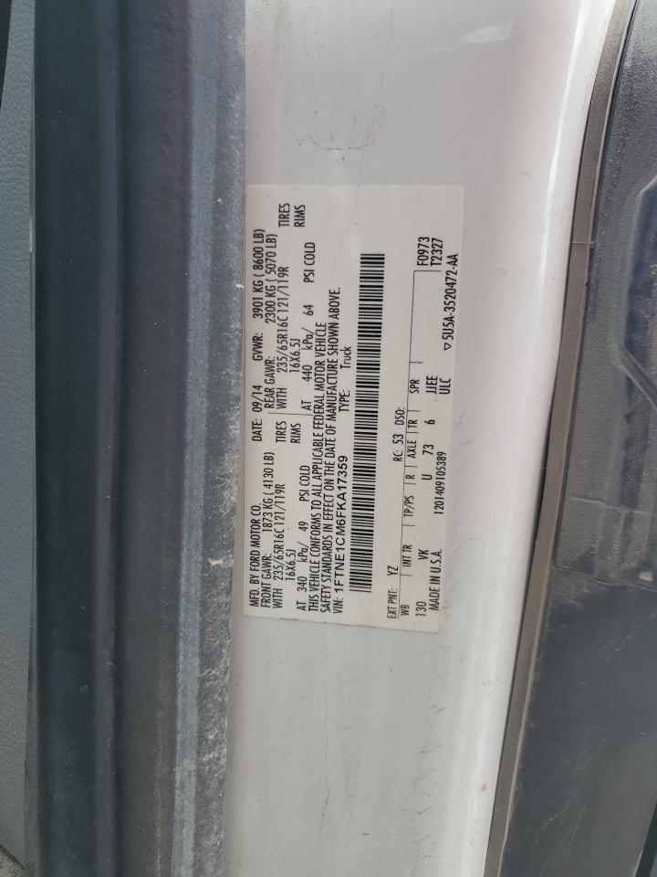 1FTNE1CM6FKA17359 2015 Ford Transit T-150