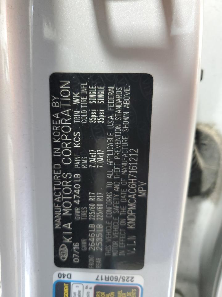 KNDPMCAC6H7161212 2017 Kia Sportage Lx