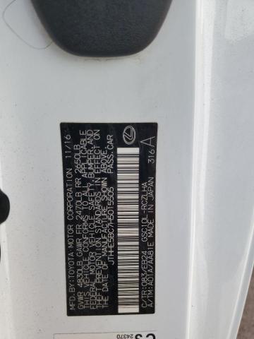 2017 Lexus Rc 350 VIN: JTHHE5BC7H5015505 Lot: 60052384