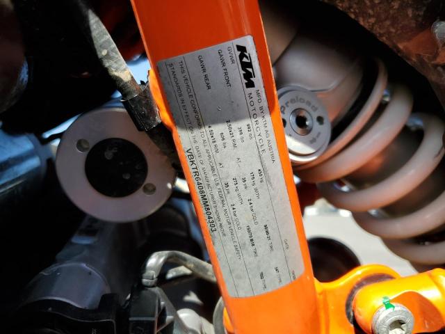 2021 KTM 890 ADVENT - VBKTR6408MM804303