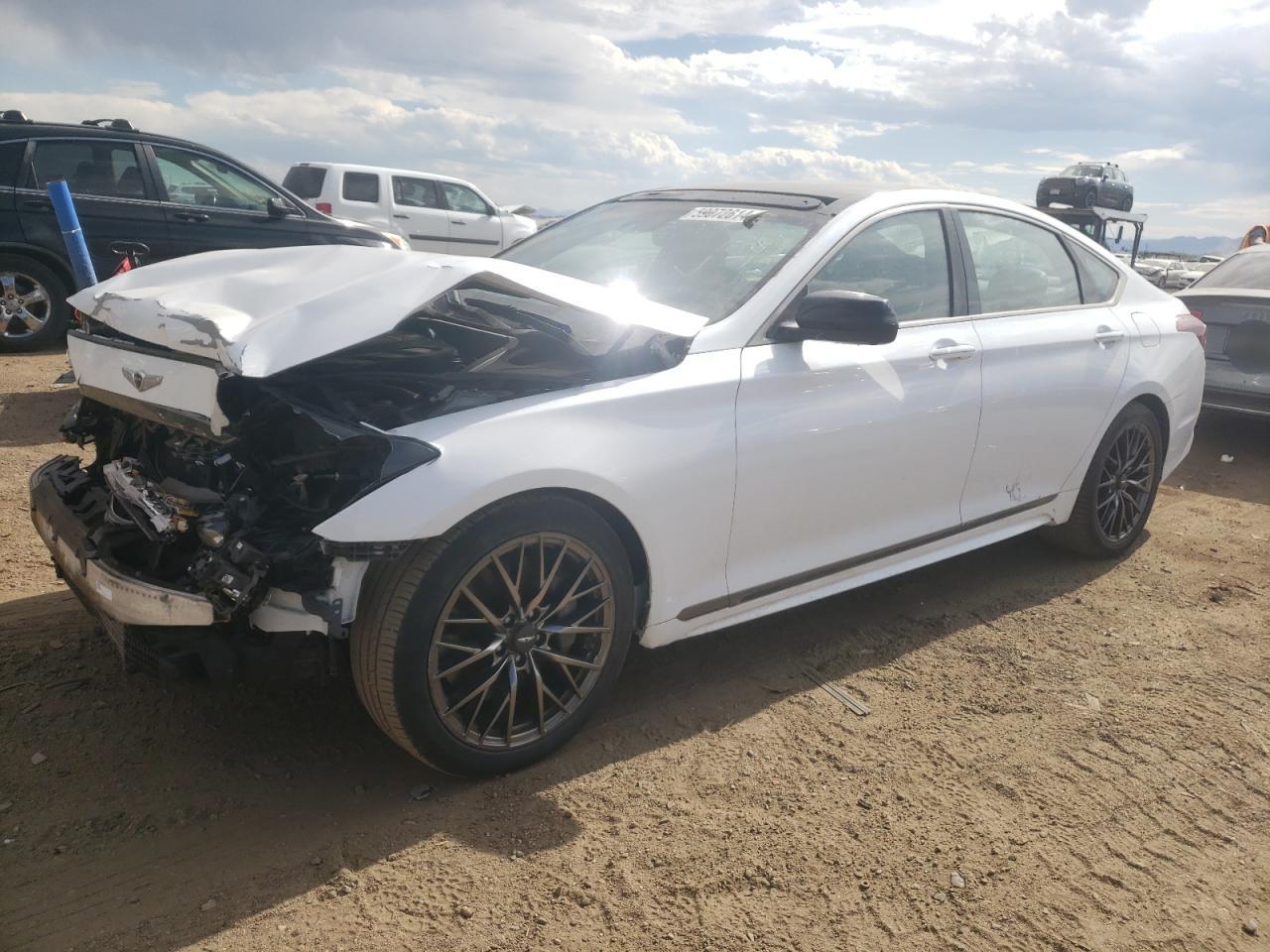 2018 Genesis G80 Sport vin: KMHGN4JB1JU233141