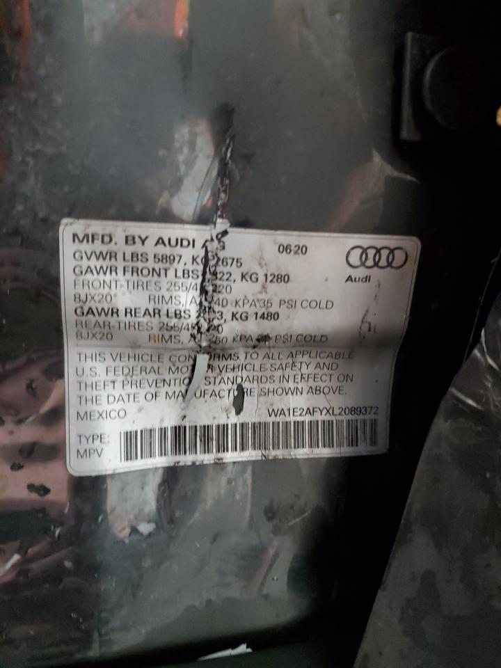 WA1E2AFYXL2089372 2020 Audi Q5 E Premium Plus