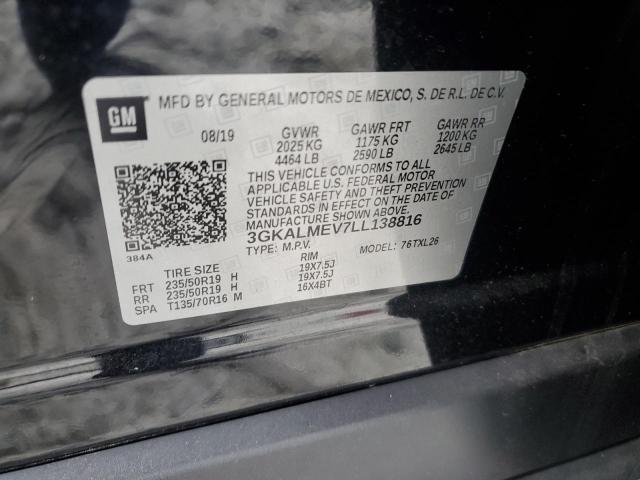 2020 GMC Terrain Sle VIN: 3GKALMEV7LL138816 Lot: 58580254