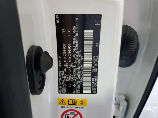 2019 Lexus Rx 350 L VIN: JTJDZKCA7K2018944 Lot: 60305724