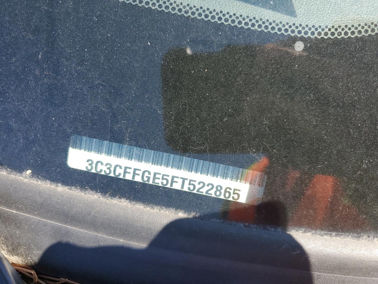 3C3CFFGE5FT522865 2015 Fiat 500 Electric