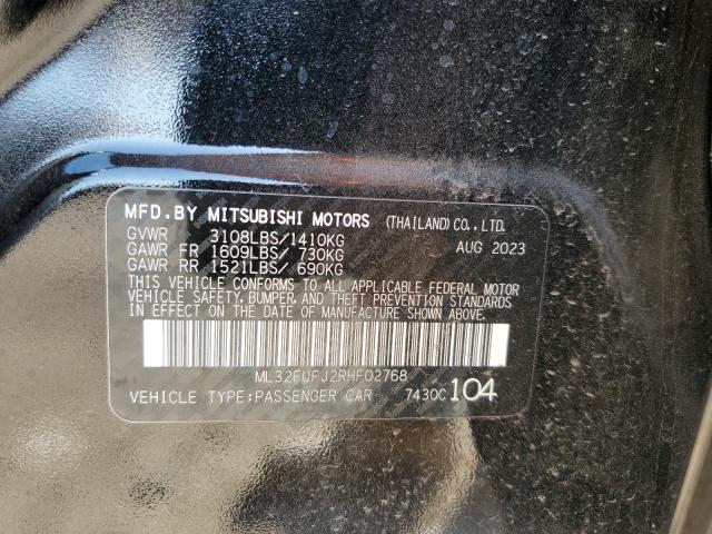 ML32FUFJ2RHF02768 2024 Mitsubishi Mirage G4 Es