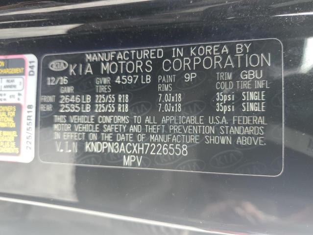 KNDPN3ACXH7226558 2017 KIA SPORTAGE - Image 13