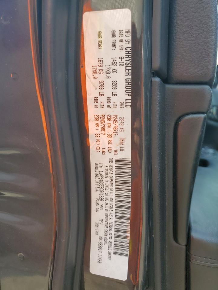 1J4RS4GG5BC541326 2011 Jeep Grand Cherokee Laredo