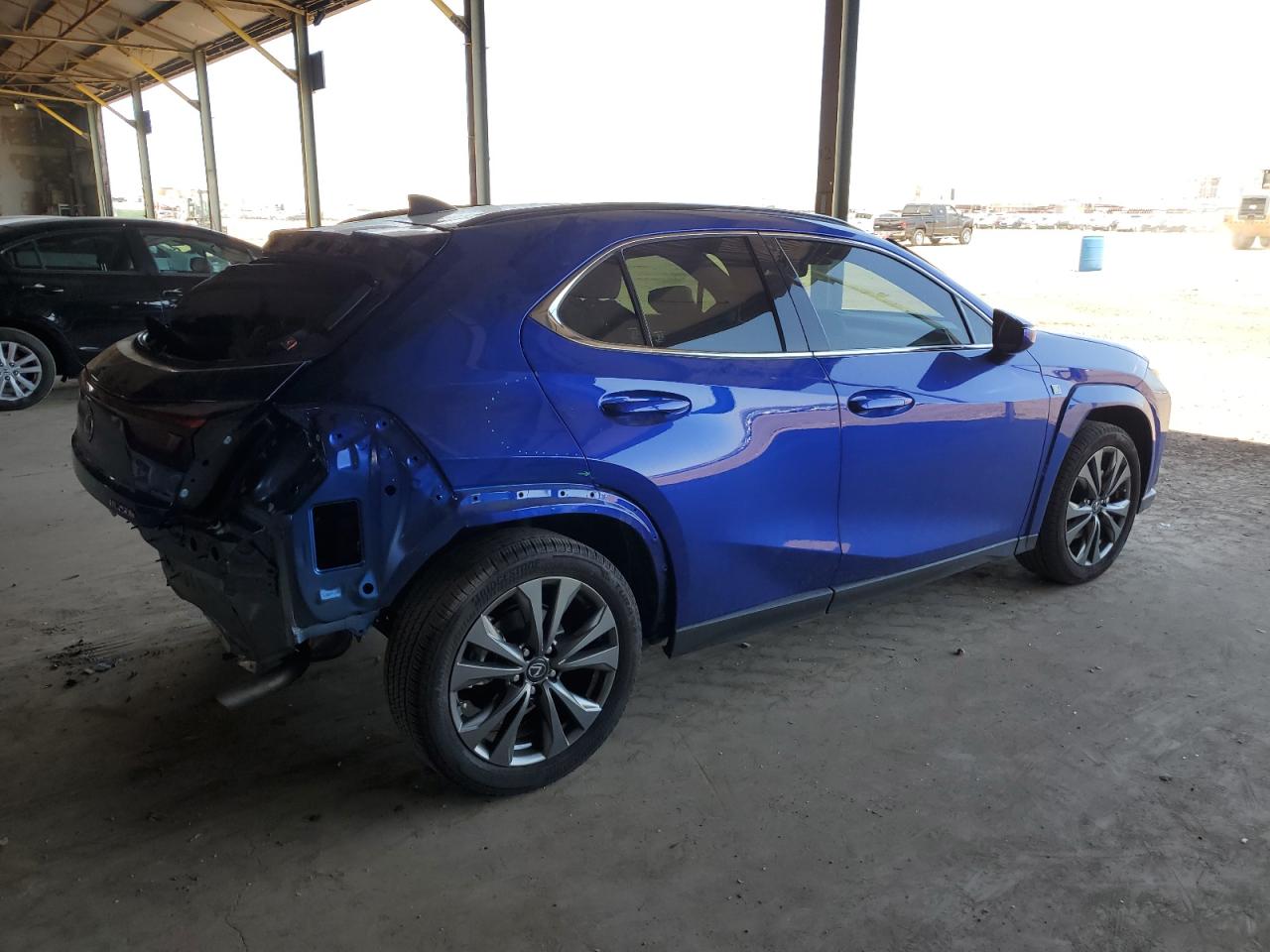 LEXUS UX 250H BA 2023 blue  hybrid engine JTHB6JBH2P2148888 photo #4