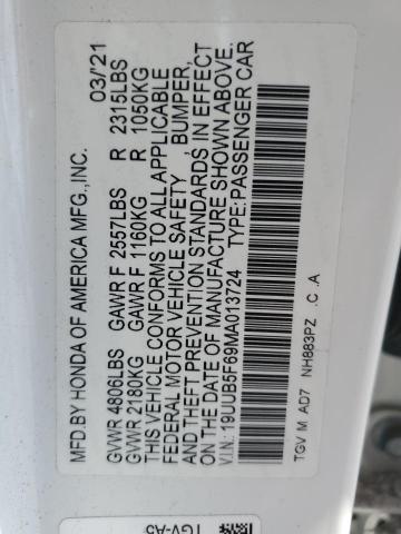 2021 ACURA TLX ADVANC 19UUB5F69MA013724