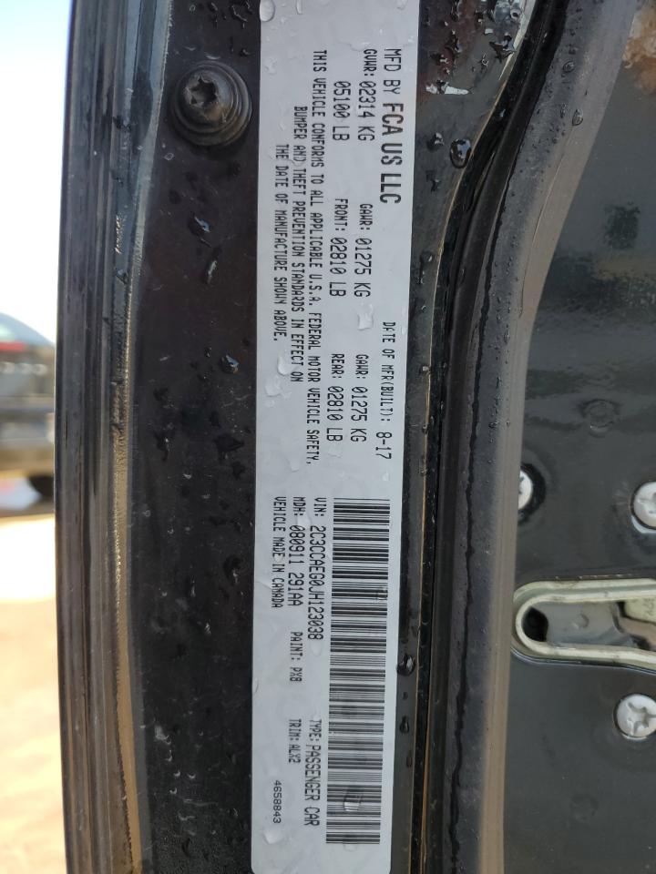 2C3CCAEG0JH123038 2018 Chrysler 300 Limited