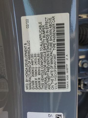 2022 Honda Accord Hybrid Sport VIN: 1HGCV3F24NA013457 Lot: 57768464
