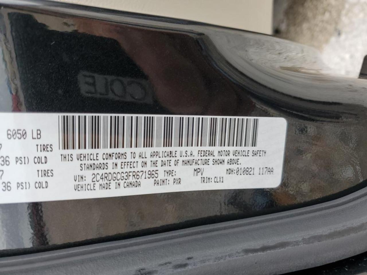 2C4RDGCG3FR671965 2015 Dodge Grand Caravan Sxt