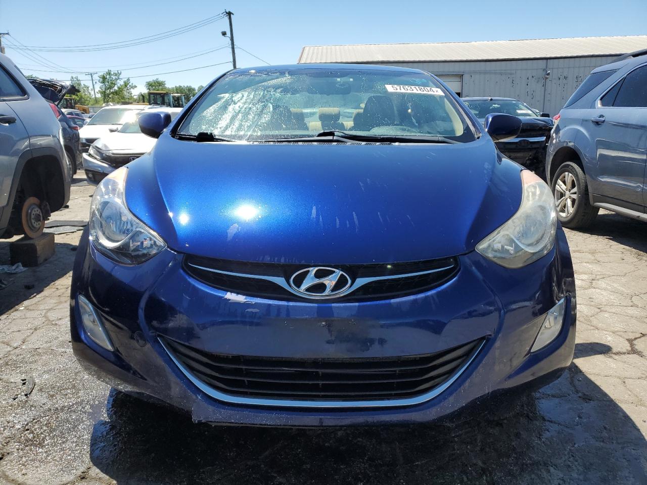 Lot #2926292422 2013 HYUNDAI ELANTRA GL