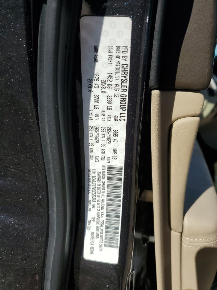 1C4RJFCT0DC523309 2013 Jeep Grand Cherokee Overland