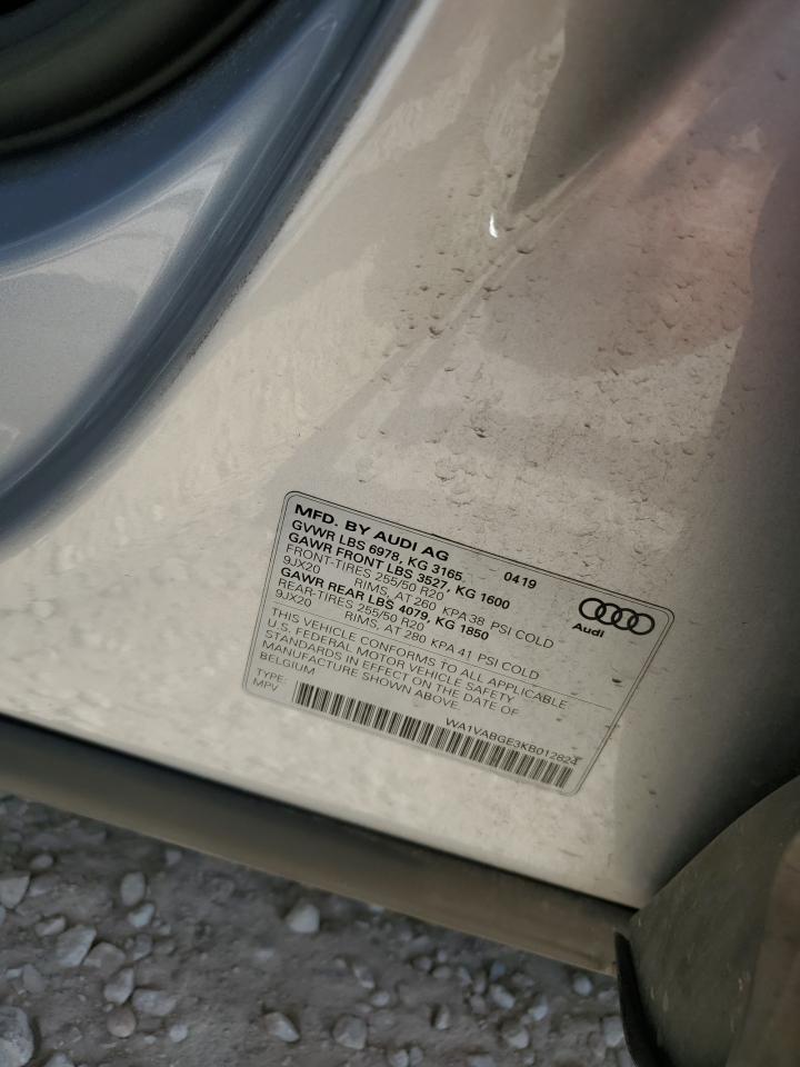 WA1VABGE3KB012824 2019 Audi E-Tron Prestige