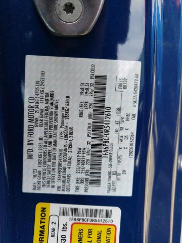 2024 FORD MUSTANG GT - 1FA6P8CF0R5412610