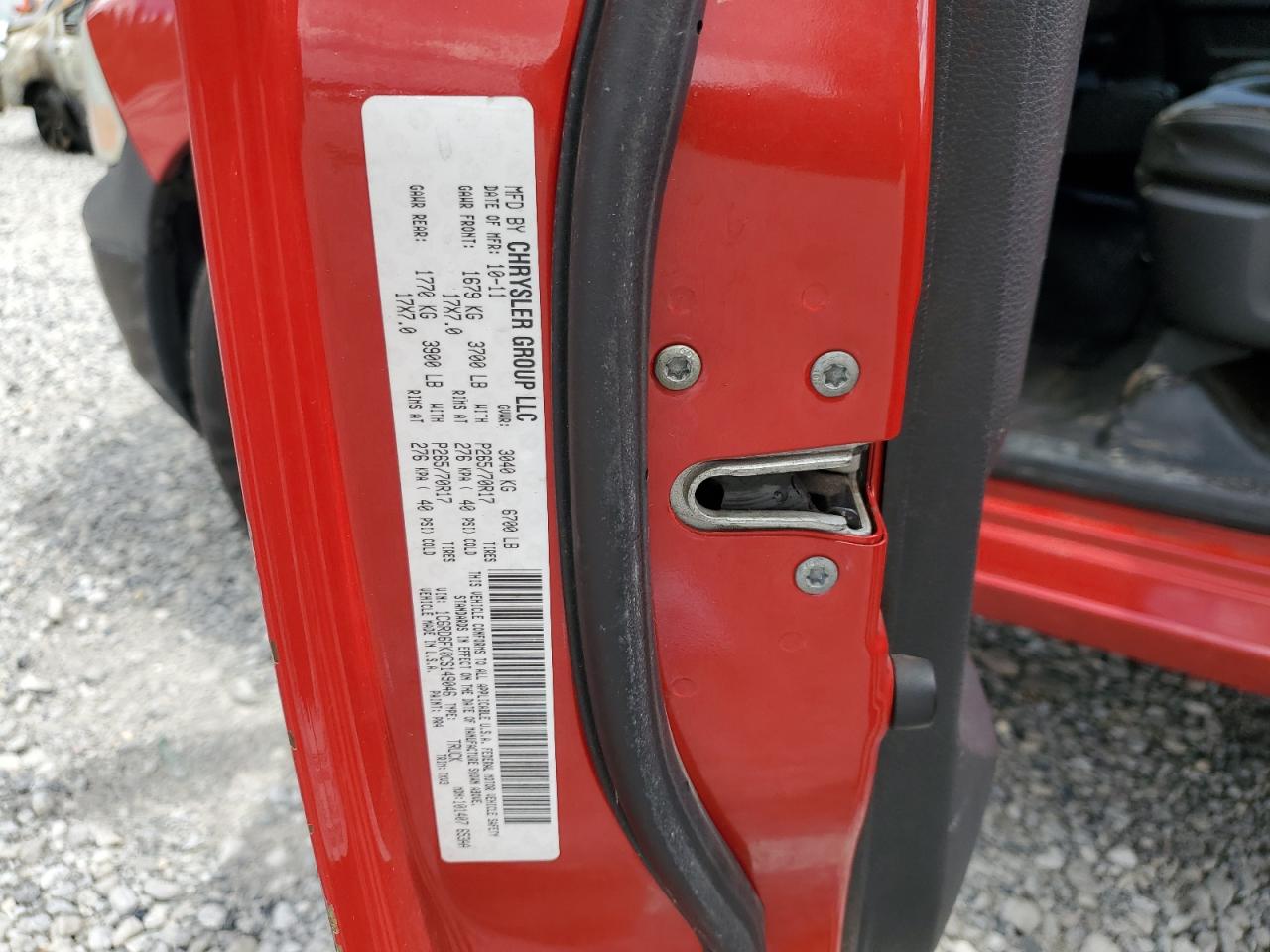 1C6RD6FK0CS149046 2012 Dodge Ram 1500 St