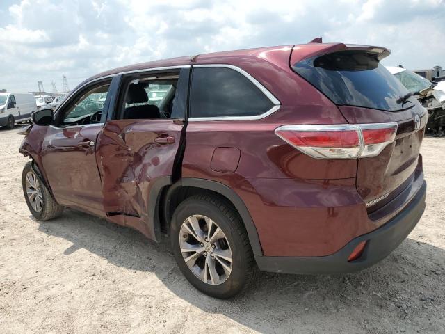 VIN 5TDZKRFH9ES034378 2014 Toyota Highlander, LE no.2