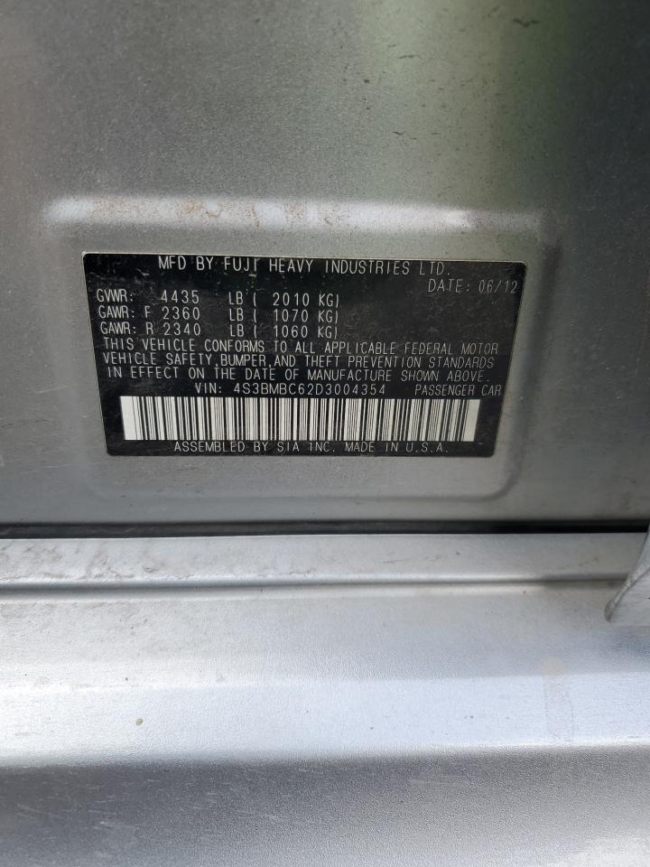 4S3BMBC62D3004354 2013 Subaru Legacy 2.5I Premium