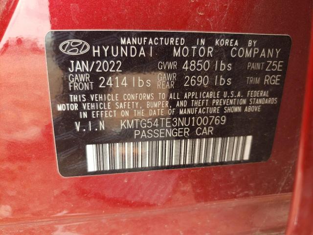 2022 Genesis G70 Base VIN: KMTG54TE3NU100769 Lot: 59831164