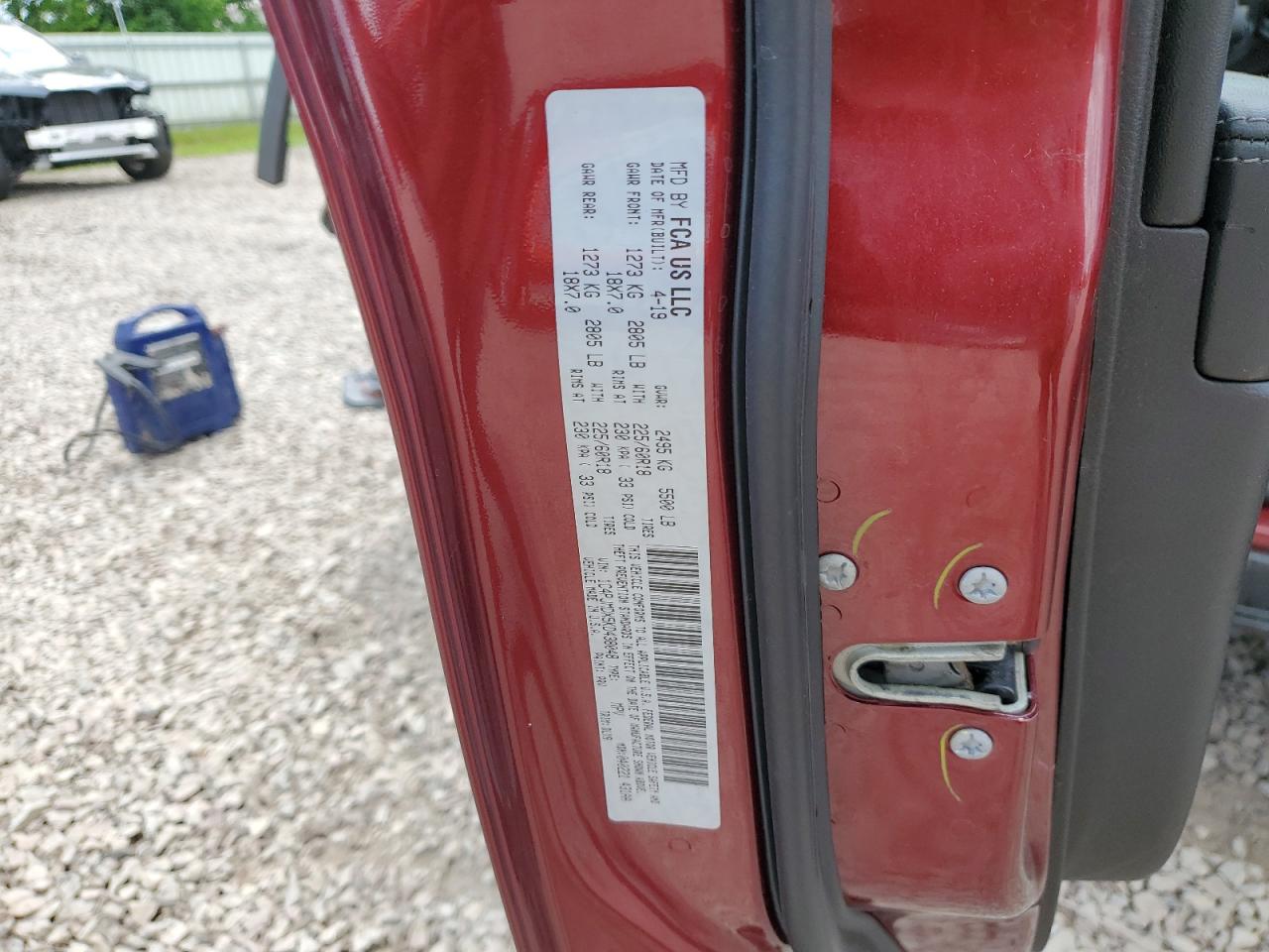 1C4PJMDX5KD438048 2019 Jeep Cherokee Limited