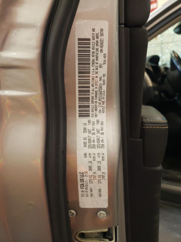 1C4PJMCS1GW255814 2016 Jeep Cherokee Latitude