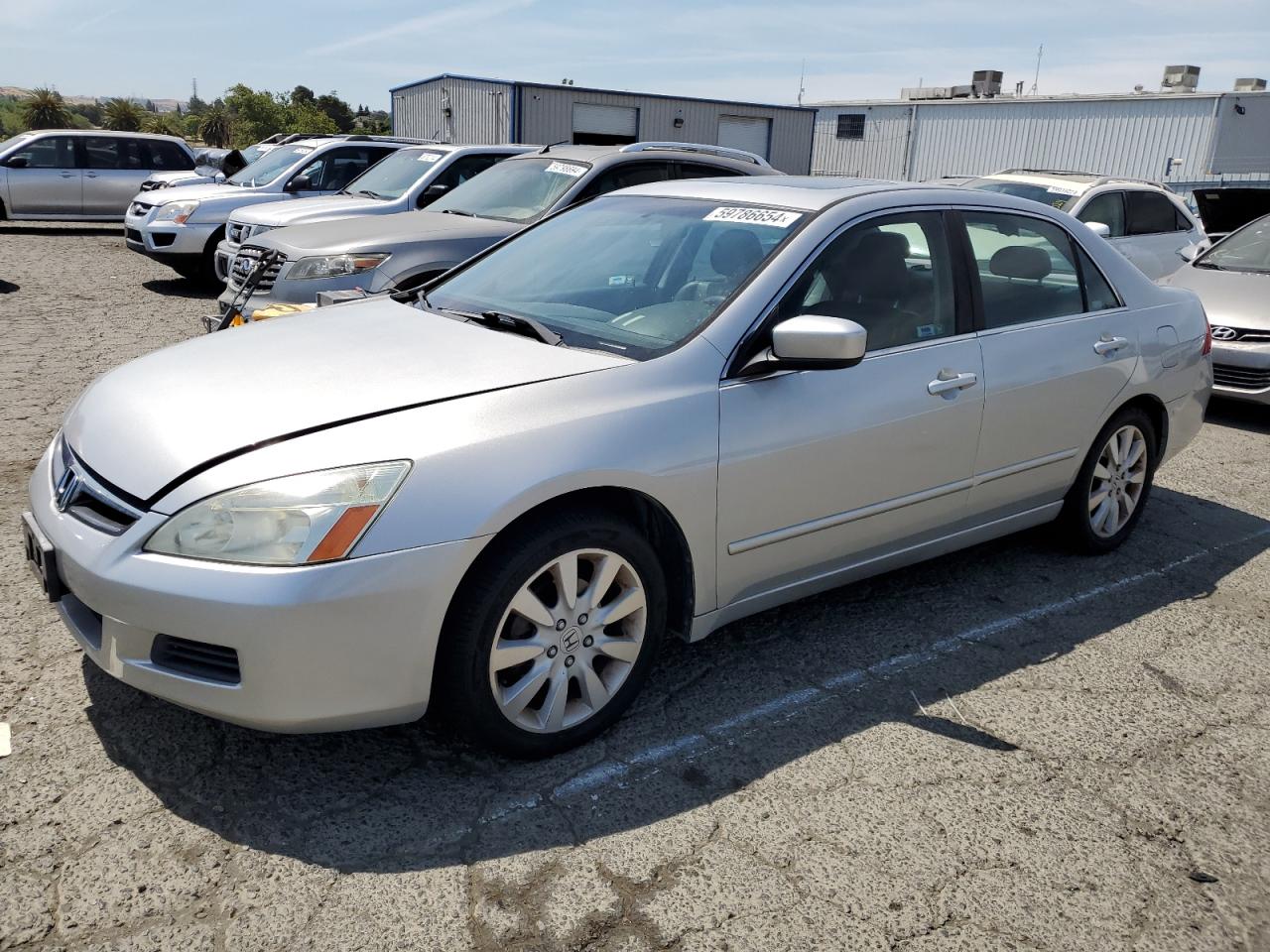 1HGCM66587A001443 2007 Honda Accord Ex