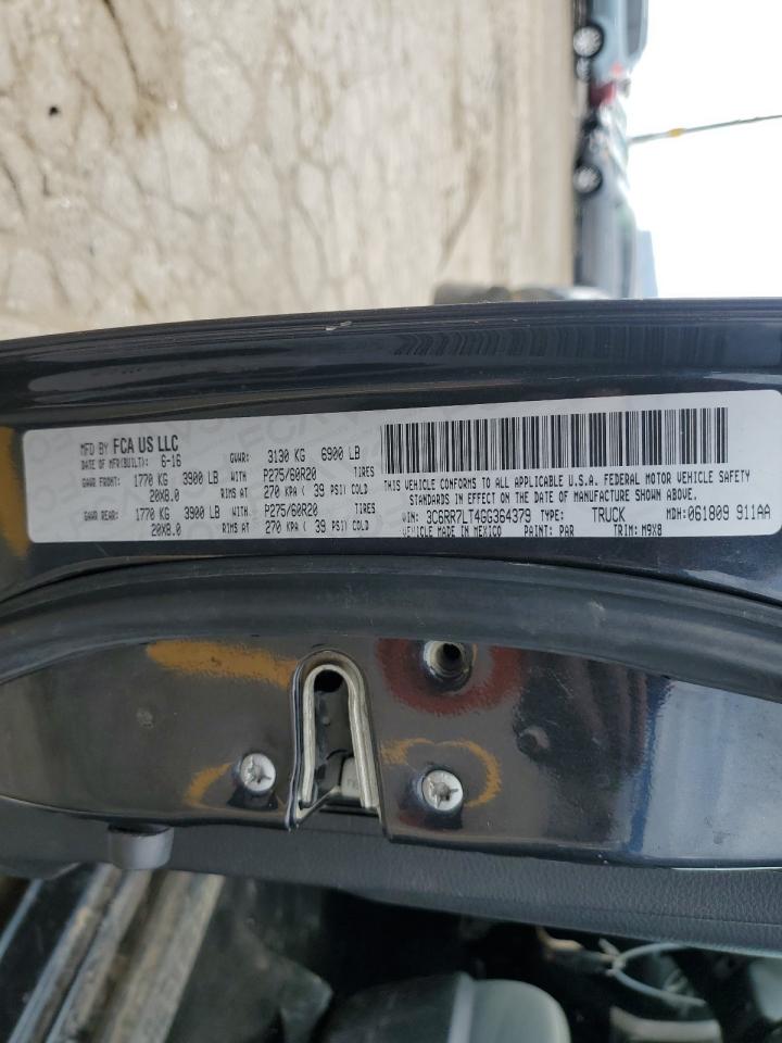 3C6RR7LT4GG364379 2016 Ram 1500 Slt