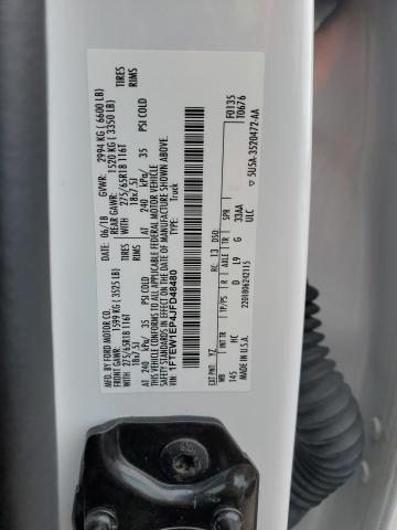 2018 Ford F150 Supercrew VIN: 1FTEW1EP4JFD48480 Lot: 57267344