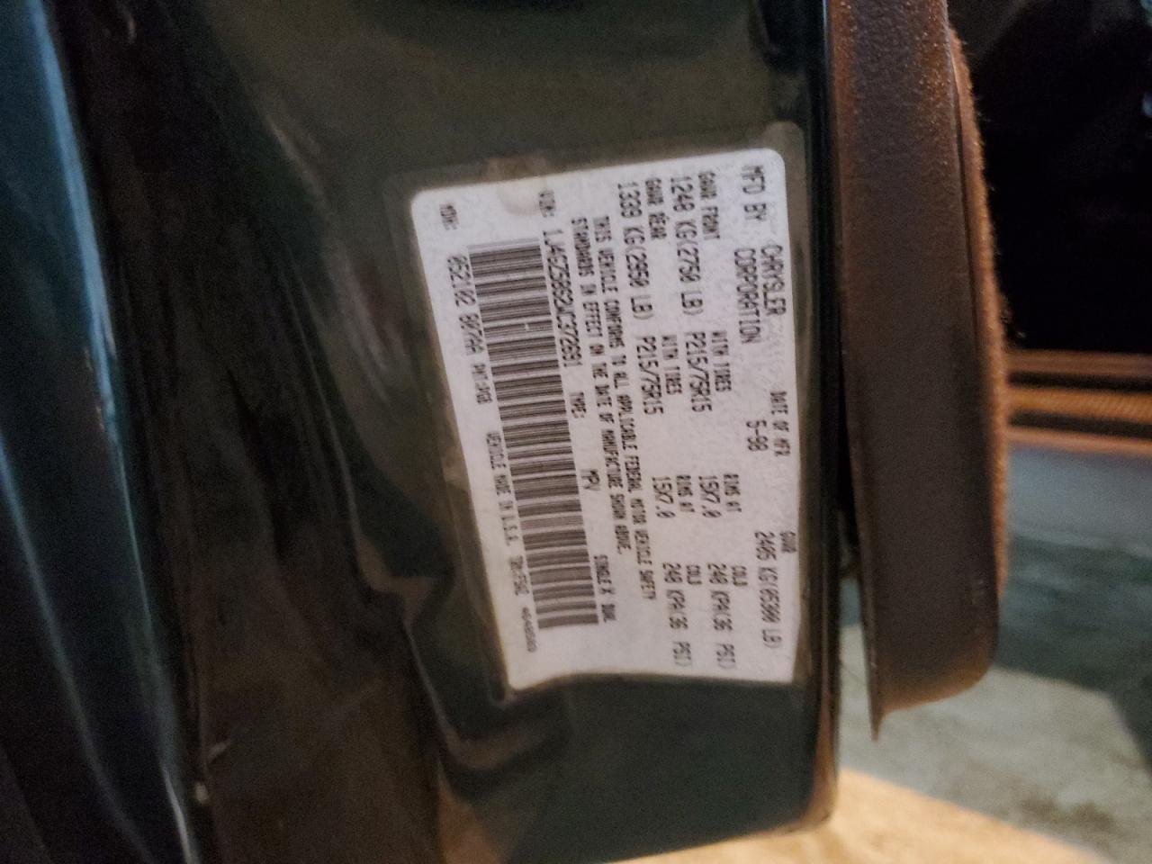 1J4GZ58S2WC372691 1998 Jeep Grand Cherokee Laredo