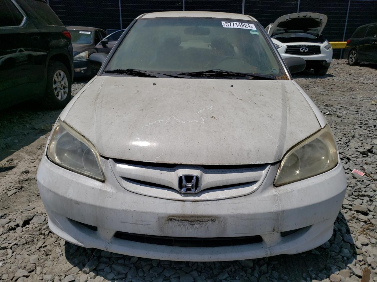 2HGES16525H572619 2005 Honda Civic Lx