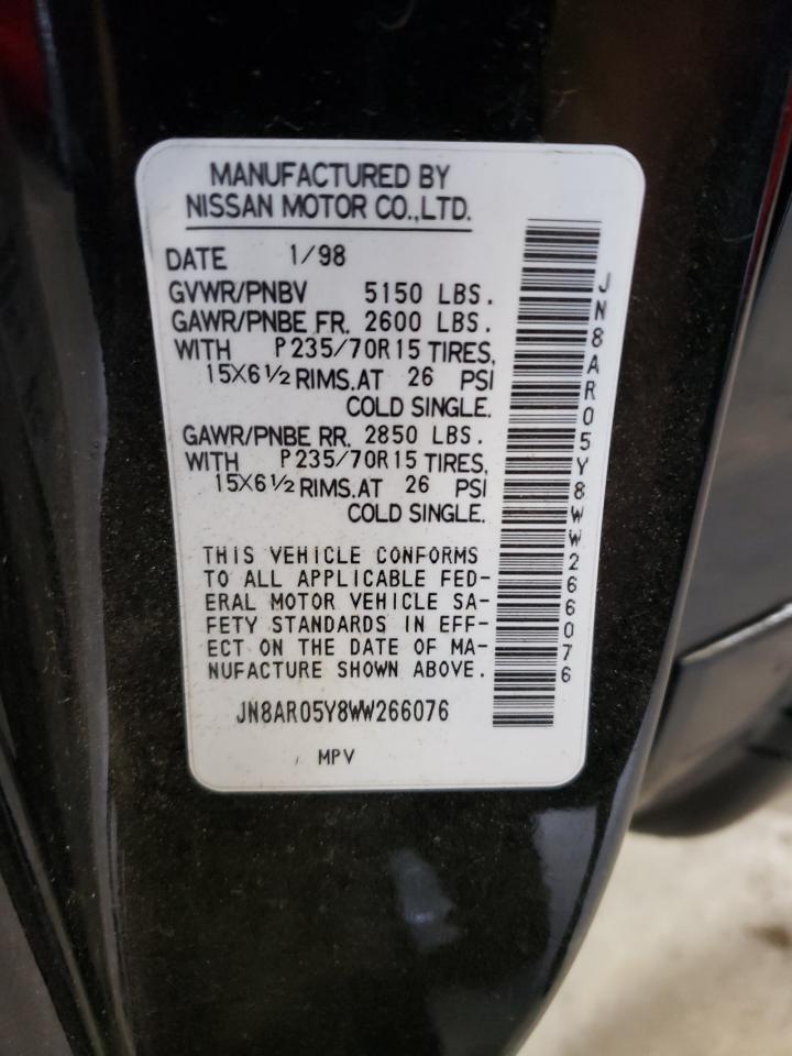 JN8AR05Y8WW266076 1998 Nissan Pathfinder Le