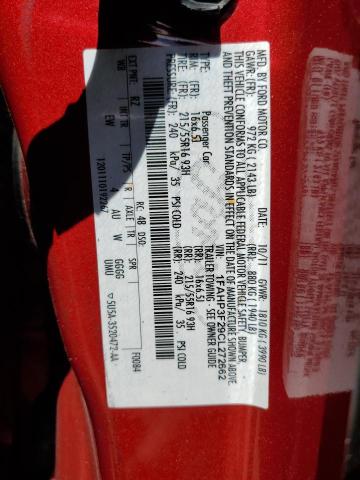 2012 Ford Focus Se VIN: 1FAHP3F29CL272662 Lot: 60232484