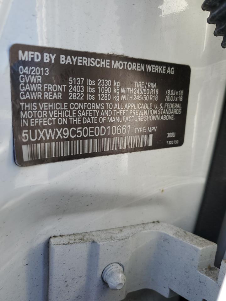 5UXWX9C50E0D10661 2014 BMW X3 xDrive28I