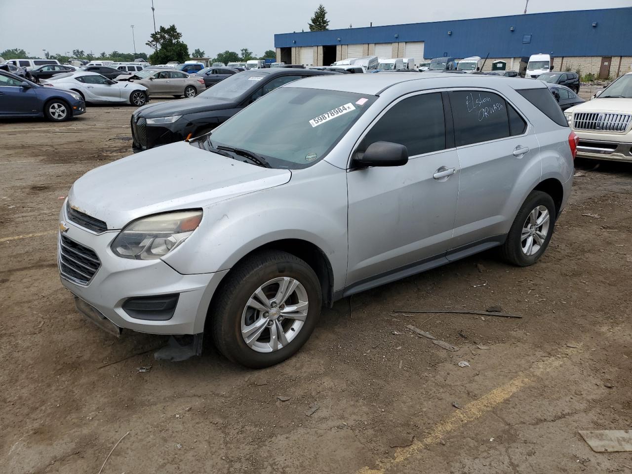 2017 Chevrolet Equinox Ls vin: 2GNALBEKXH1593195