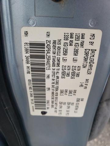 2005 Chrysler Town & Country Limited VIN: 2C4GP64L25R402715 Lot: 57578384