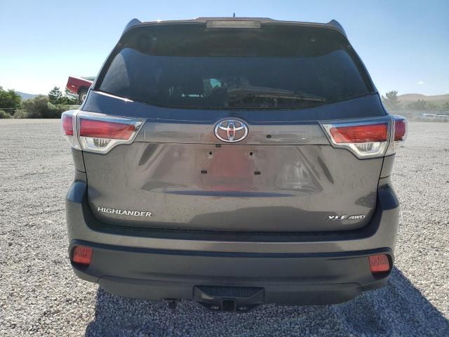 2015 Toyota Highlander Xle VIN: 5TDJKRFH9FS078542 Lot: 59794984