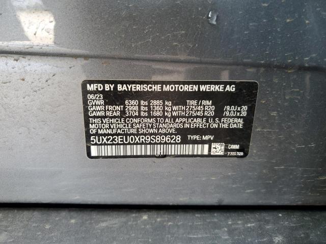 2024 BMW X5 xDrive40I VIN: 5UX23EU0XR9S89628 Lot: 60921344