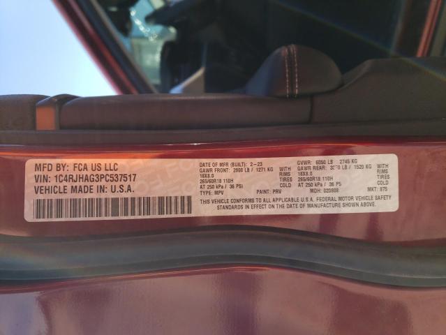 2023 JEEP GRAND CHER - 1C4RJHAG3PC537517