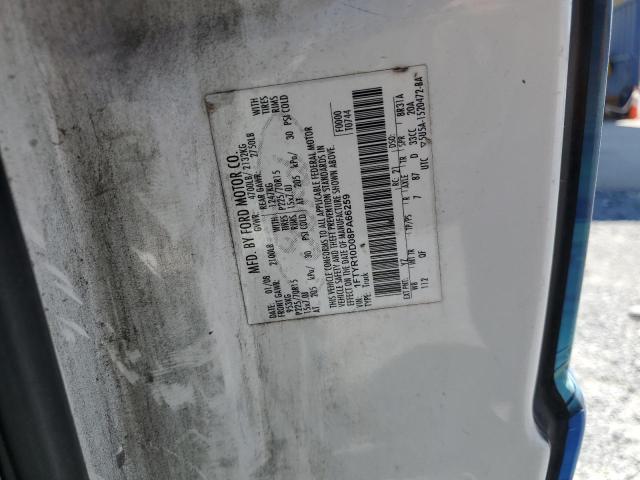 2008 Ford Ranger VIN: 1FTYR10D08PA66259 Lot: 58400404