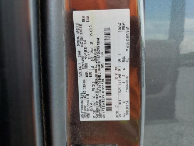 2017 Ford F150 Supercrew VIN: 1FTEW1EP9HFC11576 Lot: 56419964