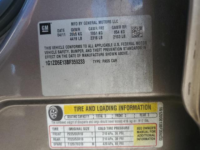 2011 Chevrolet Malibu 2Lt VIN: 1G1ZD5E13BF359233 Lot: 59871014