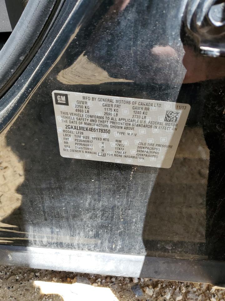 2GKALMEK4E6178350 2014 GMC Terrain Sle