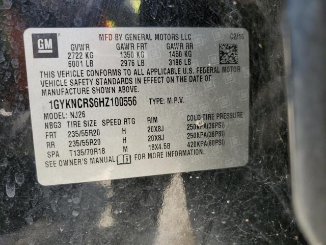 2017 Cadillac Xt5 Premium Luxury VIN: 1GYKNCRS6HZ100556 Lot: 59130964