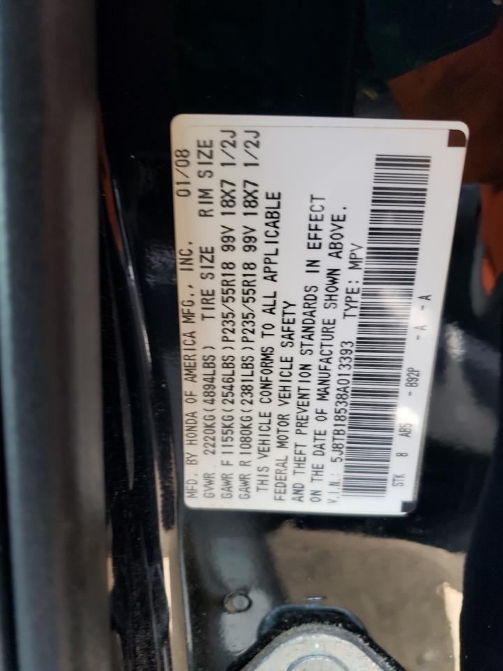 5J8TB18538A013393 2008 Acura Rdx Technology